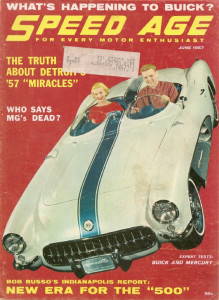 SPEED AGE 1957 JUNE - TESTING BUICK & MERCURY, MG'S, BUICK